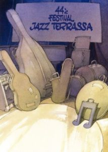El dibujante y músico August Tharrats crea la imagen del 44 Festival Jazz Terrassa