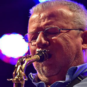El saxofonista Joan Albert, Jazzterrasman 2023