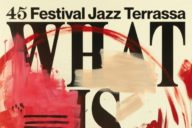 Un cartel improvisado y popular para el 45º Festival Jazz Terrassa